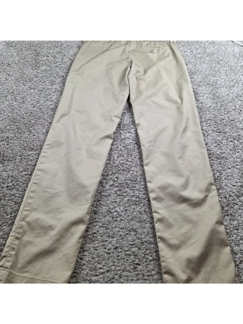 Banana Republic Pants Men's 35x35 Tag 34x36 Flat Front Beige Golf Performance